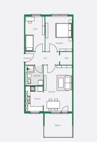 WOHNKULTUR DER EXTRAKLASSE // 3 Zimmer mit Balkon in energieeffizientem Erstbezug - Foto 5