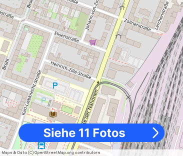 Zentrales Wohnen auf dem Brühl mit Einbauküche - Foto 1