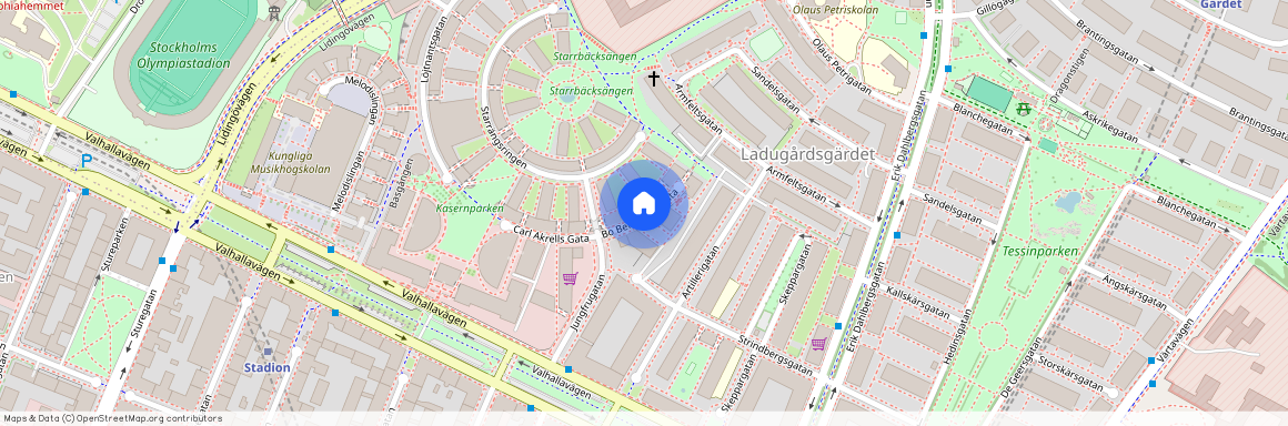 Bo Bergmans gatan, Stockholm