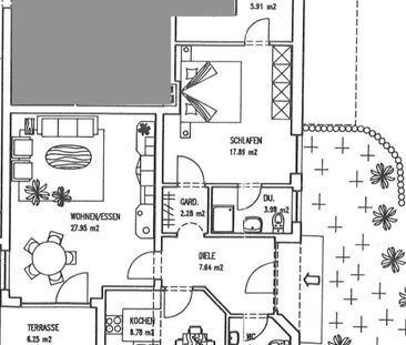 Helle 78qm Einliegerwohnung 2ZKB - EBK, Terrasse, Stellplatz - Photo 1
