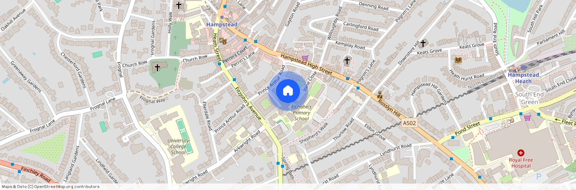 Prince Arthur Road, Hampstead, London, NW3