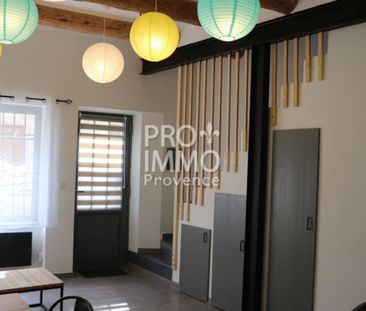 A LOUER ALLEINS (13980) MAISON DE VILLAGE TYPE 3 RENOVEE MEU - Photo 5