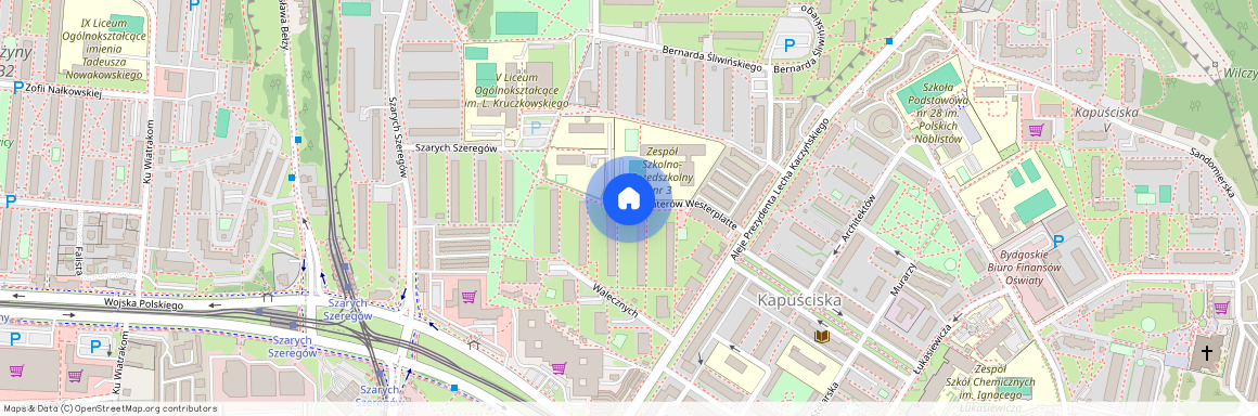 ul. Bohaterów Westerplatte, Kapuściska, Bydgoszcz, kujawsko-pomorskie