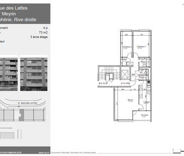 Appartement de 4 pièces au 3ème étage - Foto 2