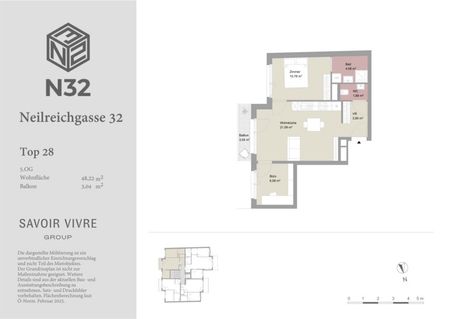 3 Zi Wohnung mit Balkon im Erstbezug - BEZIEHBAR AB MAI - Foto 2
