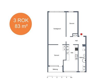 Tunadalsgatan 34 f - Photo 1