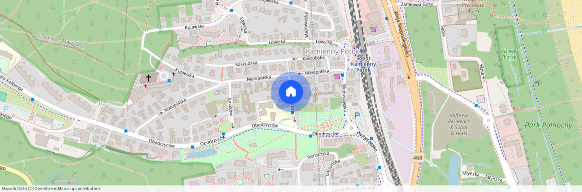 Kamienny Potok, Sopot, pomorskie