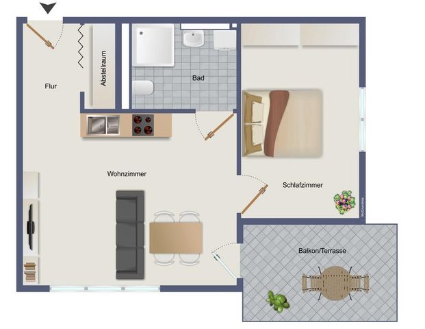 Neubaumietwohnungen in TOP-Lage von Horb-Hohenberg / Erstbezug! - Photo 1