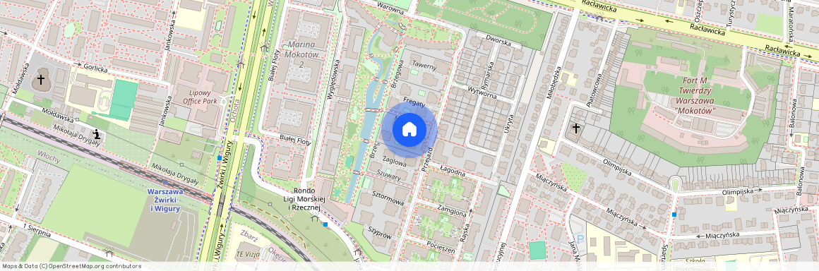 ul. Rejsu, Wyględów, Mokotów, Warszawa, mazowieckie