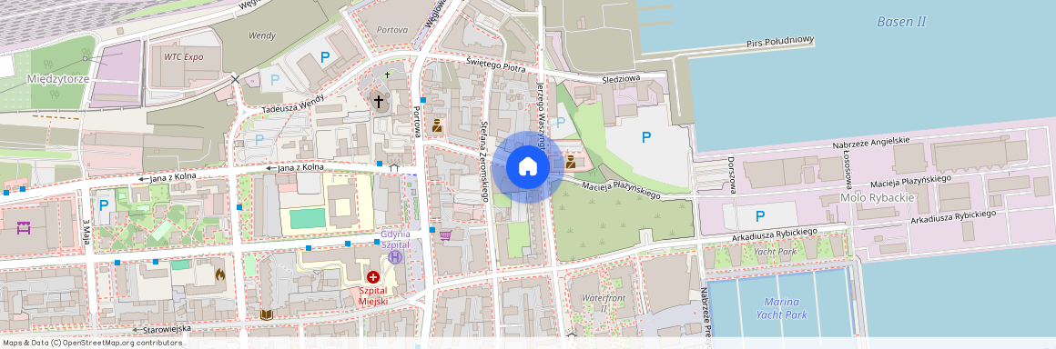 ul. Stefana Żeromskiego, Śródmieście, Gdynia, pomorskie