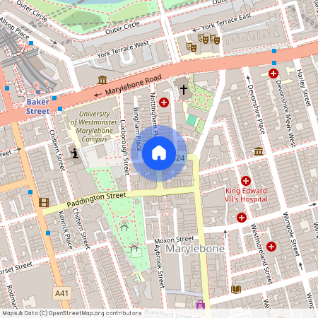 Nottingham Place, Marylebone, London, W1U