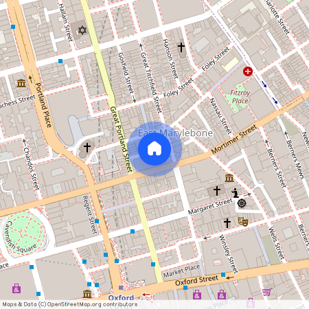Little Titchfield Street, Fitzrovia, London, W1W