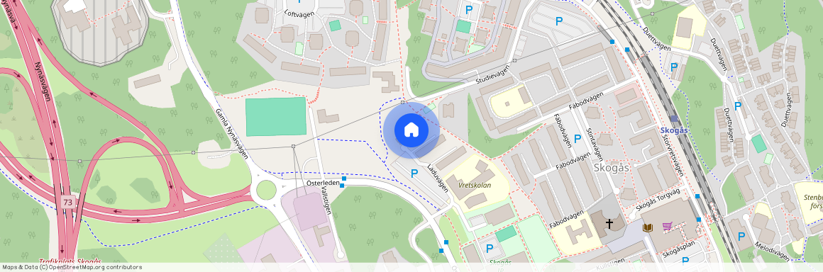 Skogås, Huddinge, Stockholm, Laduvägen 18B