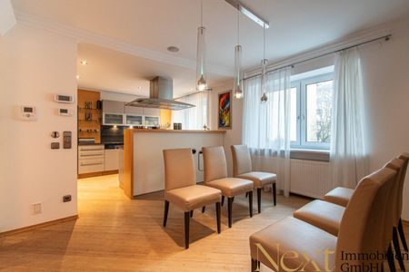 Außergewöhnliches, nahezu vollmöbliertes Einfamilienhaus mit Pool und Gartenidylle in Bestlage von Urfahr zu vermieten! - Foto 4