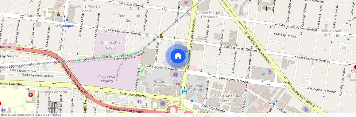 Calle Lago Como, Granada, Polanco, Ciudad de México, Miguel Hidalgo, Ciudad de México, 11520, México
