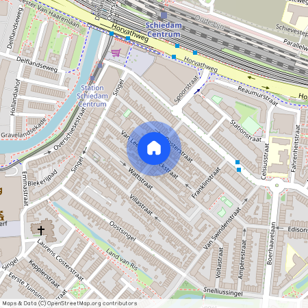 Singelkwartier, 3112 SM, Stephensonstraat, Schiedam