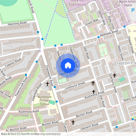 Elderfield Road, Lower Clapton, Hackney, London, E5