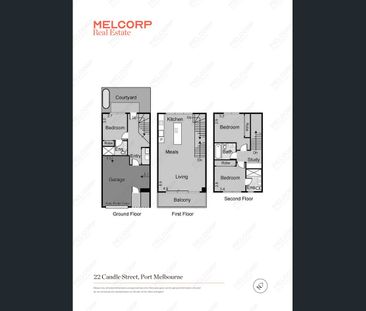 SPACIOUS THREE-BEDROOM TOWNHOUSE IN PRIME PORT MELBOURNE LOCATION - UNFURNISHED - Photo 1