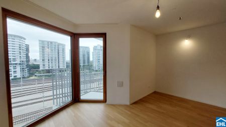 Sonnwendviertel: 1-Zimmer-Wohnung mit Balkon im 17. OG – Fitnessraum, Co-Working & Rooftop-Terrasse inklusive! - Photo 2