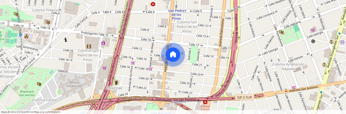 Calle 19, Colonia San Pedro de los Pinos, Mixcoac, Ciudad de México, Benito Juárez, Ciudad de México, 03800, México