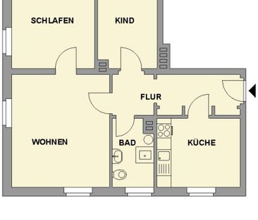 3-Raum-Wohnung - Photo 6