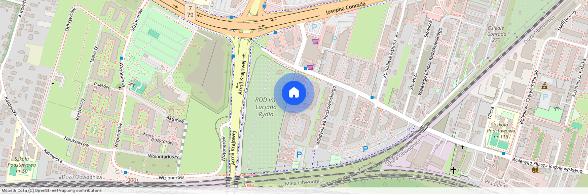 ul. Eljasza Walerego Radzikowskiego, Azory, Prądnik Biały, Kraków, małopolskie