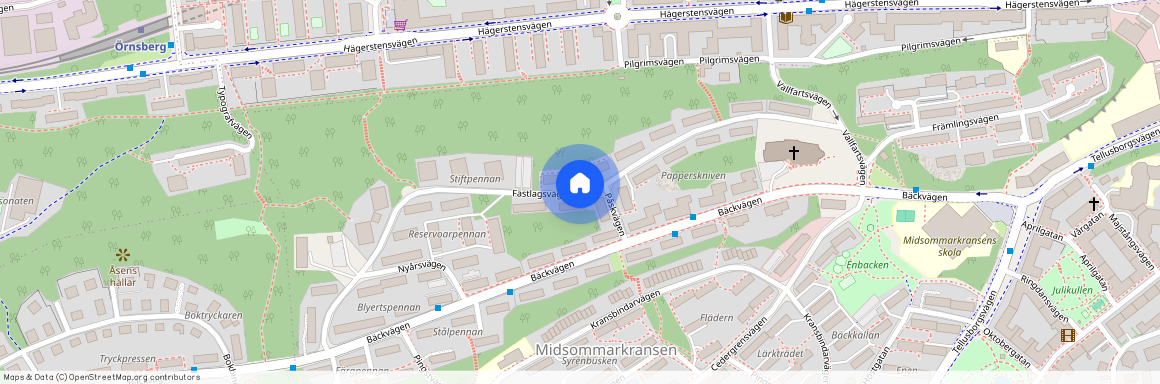 Fastlagsvägen, Hägersten