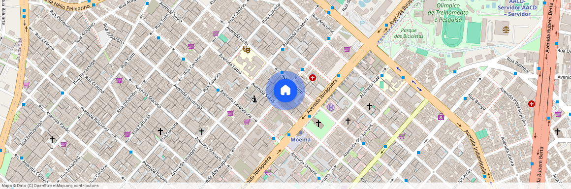 Alameda dos Arapanés, 419 - Moema, São Paulo - SP