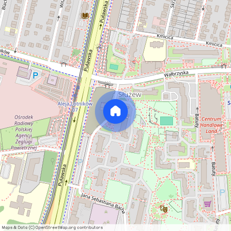 ul. Jana Sebastiana Bacha, Służew, Mokotów, Warszawa, mazowieckie