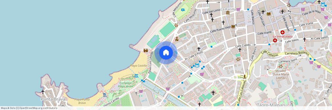 Avenida Jose Maria del Campo Llarena, Distrito Playa Jardín, Puerto de la Cruz