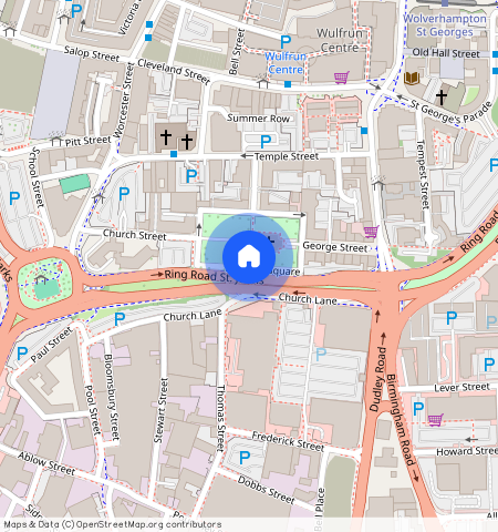 St Johns Square, Wolverhampton, WV2