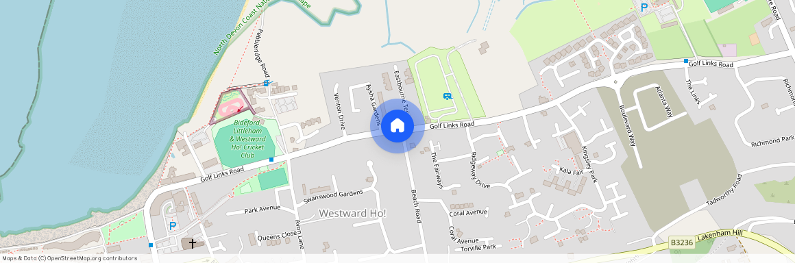 Golf Links Road, Westward Ho!, Bideford, Devon, EX39