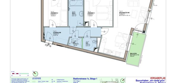 3-Zimmer-Wohnung mit Balkon, Top 16 - Photo 2