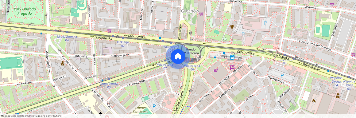 rondo Wiatraczna, Grochów, Praga-Południe, Warszawa, mazowieckie