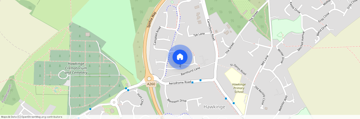 Carter Close, Hawkinge, Folkestone, Kent, CT18