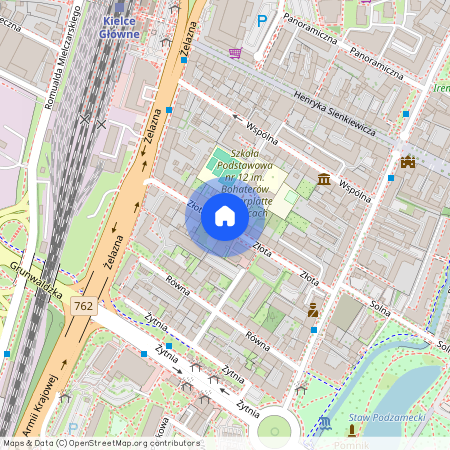 ul. Złota, Śródmieście, Kielce, świętokrzyskie