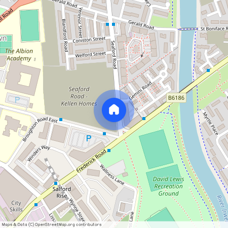 at Albion Place, Apartment 12, 61 Seaford Road M6