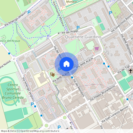 Via dei Mandorli, Cesano Boscone, Lombardy 20090, Cesano-Boscone