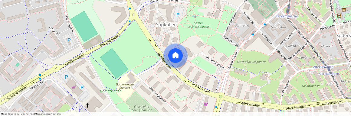 Albrektsvägen 132 B, Såpkullen