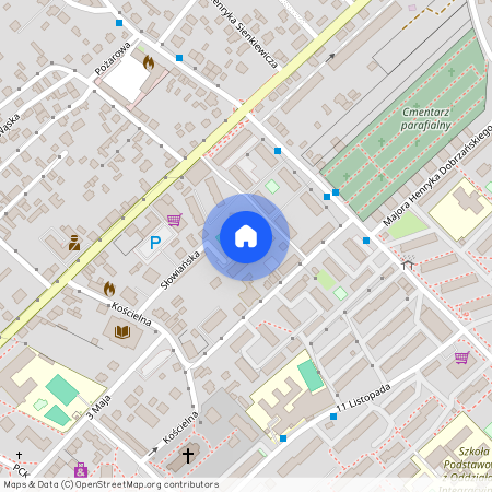 ul. Skłodowskiej, Myszków, myszkowski, śląskie