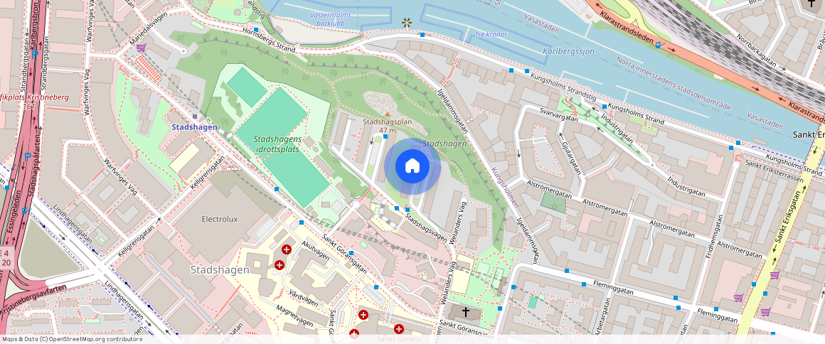 John Bergs Plan 5, Stadshagen