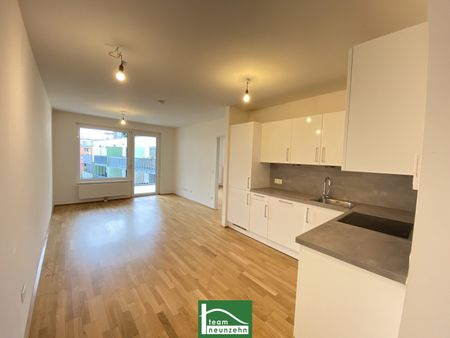 2.5-Zimmer mit großem Innenhof-Balkon nahe S-Bahn Jedlersdorf, Straßenbahn 26 und SCN! Einbauküche inkludiert - Foto 4
