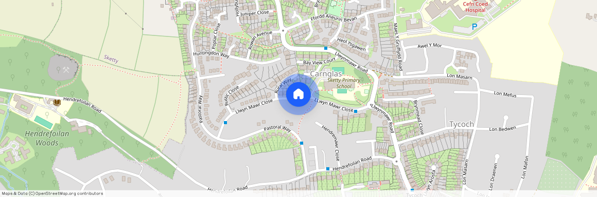 Llwyn Mawr Close, Sketty, Swansea