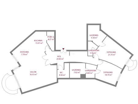 Rezydencja Opera | Ogród Saski | 2 sypialnie - Zdjęcie 5