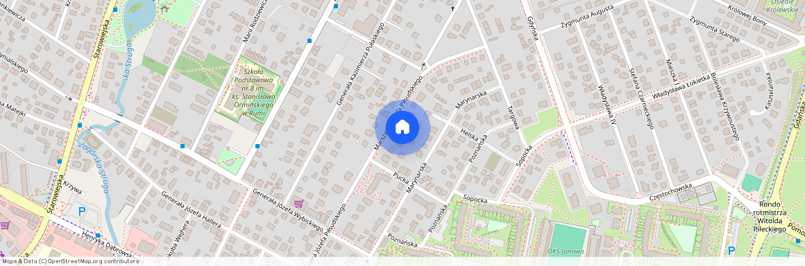 ul. marsz. Józefa Piłsudskiego, Rumia, wejherowski, pomorskie