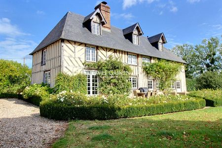 Propriété normande à louer à Clarbec - Jardin et terrasse - Photo 4