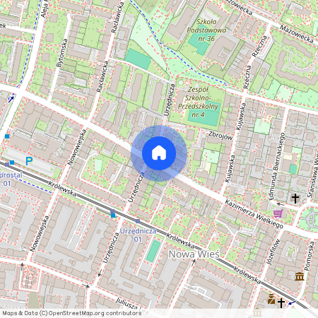 ul. Kazimierza Wielkiego, Nowa Wieś, Krowodrza, Kraków, małopolskie