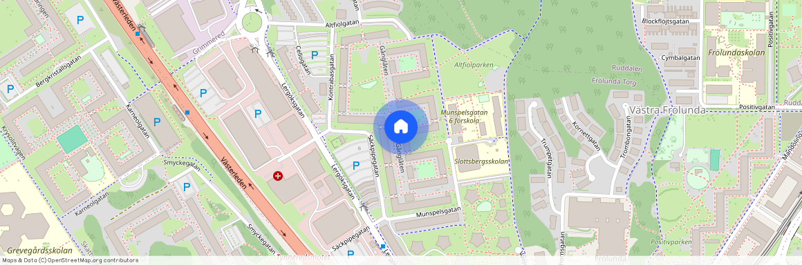 Gånglåten, Västra Frölunda