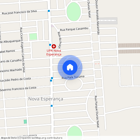 Rua Parque Jaraguá, Nova Esperança, Parnamirim, RN, 59144146