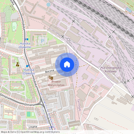 ul. Boczna, Huby, Krzyki, Wrocław, dolnośląskie